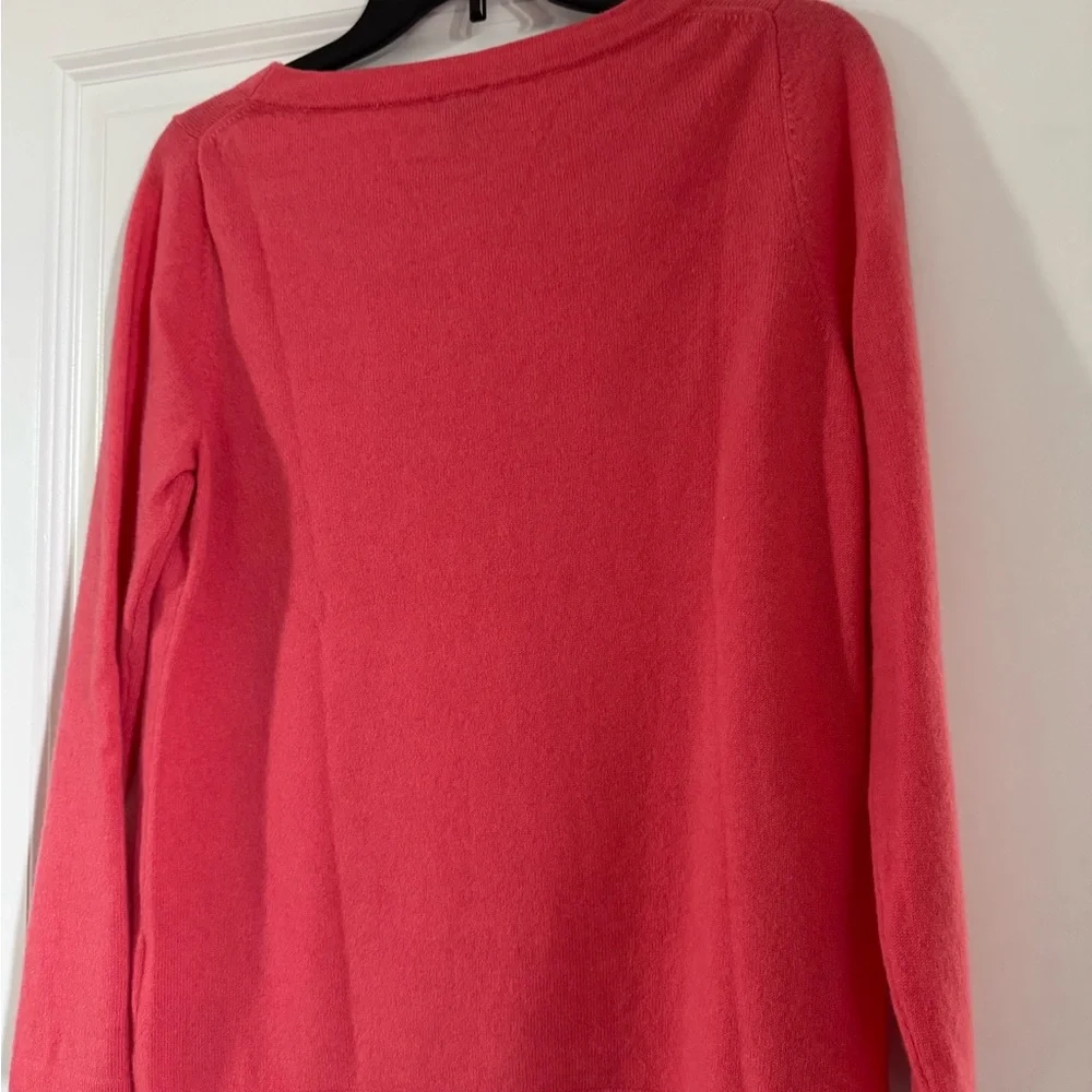 Talbots Cashmere Sweater in Coral - Picture 3 of 3